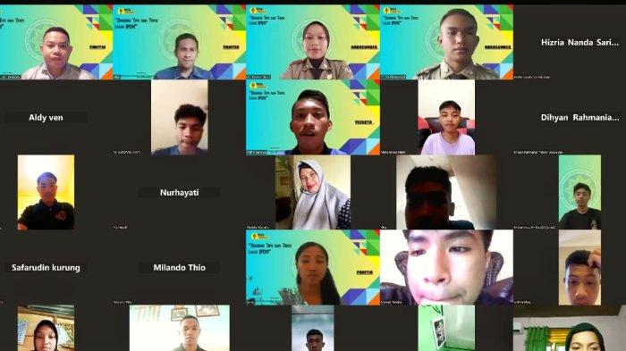 PROGRAM: Peserta yang ikut dalam webinar tips masuk sekolah IPDN, Sabtu (27/4/2024).