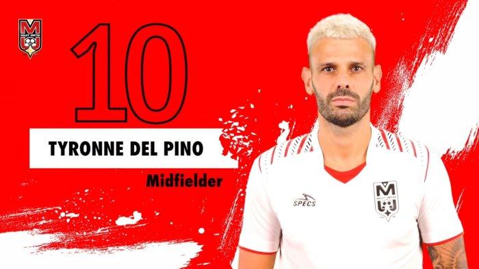 KOMPETISI: Gelandang Malut United Tyronne del Pino resmi diperkenalkan untuk mengarungi Super League musim 2025-2026