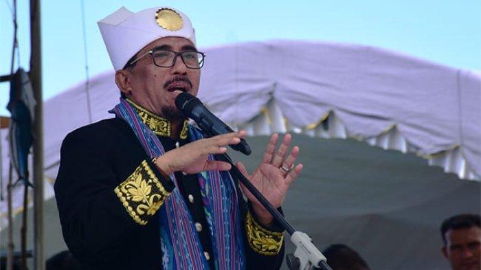 STATEMEN - Sultan Tidore Husain Sjah minta Presiden Prabowo nobatkan Sultan Zainal Abidin Sjah sebagai pahlawan nasional, Rabu (9/7/2025).