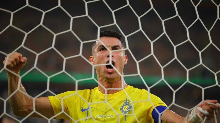 Cristiano Ronaldo saat Al Nassr meraih kemenangan tipis 1-0 atas Al Ahli dalam Matchday 24 Liga Pro Saud, Sabtu (16/3/2024) kemarin.