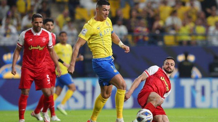 Cristiano Ronaldo dalam laga Al Nassr vs Persepolis yang berakhir dengan skor 0-0, Matchday 5 babak fase Grup E Liga Champions Asia di Al Awwal Park Stadium, Riyadh, Arab Saudi Senin (27/11/2023).