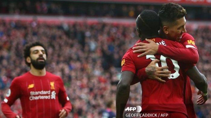 Trio lini depan terkuat yang pernah dimiliki Liverpool: Mohamed Salah, Sadio Mane, Roberto Firmino.