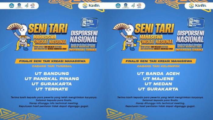 flayer ajang seni tari ut