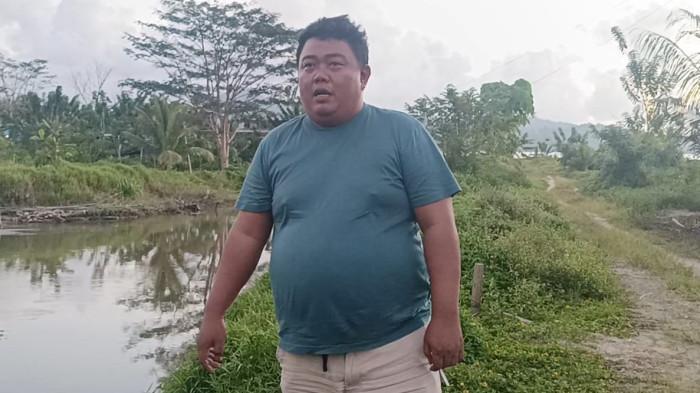 KELUHAN: Wakil Ketua I DPRD Pulau Taliabu, Maluku Utara Amrin Yusril Angkasa blusukan ke lokasi galian c pastikan harga material dijual sesuai ketentuan, Selasa (29/7/2025)