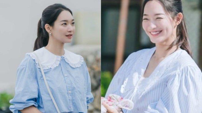 Hye Jin saat mengenakan pakaian bergaya retro.