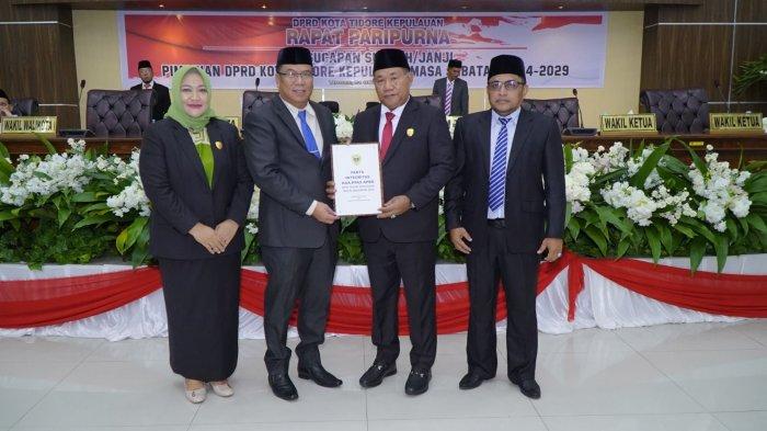 Ade Kama (PDIP) sebagai ketua, Asma Ismail (PKB) sebagai wakil ketua I, dan Ridwan Moh Yamin (Demokrat) sebagai wakil ketua II.