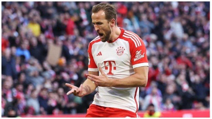 Harry Kane saat Bayern Munich menang atas Heidenheim dengan skor 4-2, Matchday 11 Bundesliga 2023-2024, Sabtu (11/11/2023) sore waktu setempat.