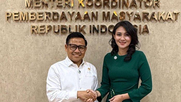 Cagub Maluku Utara Sherly Tjoanda kembali melakukan Silaturahmi ke Menteri Koordinator Pemberdayaan Masyarakat (Menko PM) Muhaimin Iskandar, Selasa (3/12/2024)