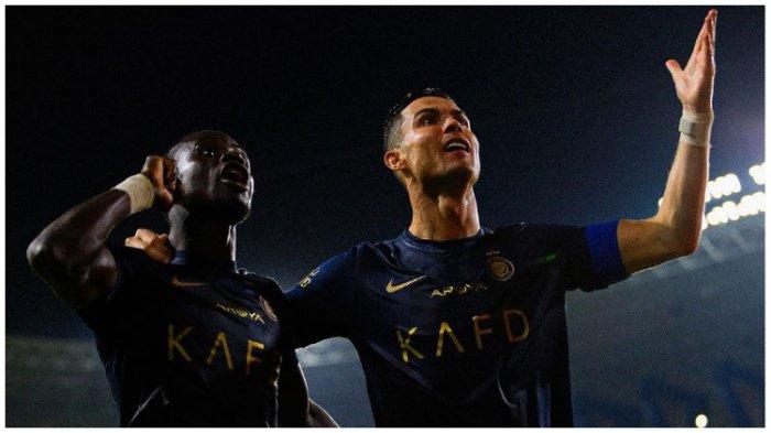 Sadio Mane saat Al Nassr menaklukkan Al Ettifaq dengan skor 1-0 di Al Awwal Park Stadium, dalam babak 16 besar King Cup of Champions, Selasa (31/10/2023).