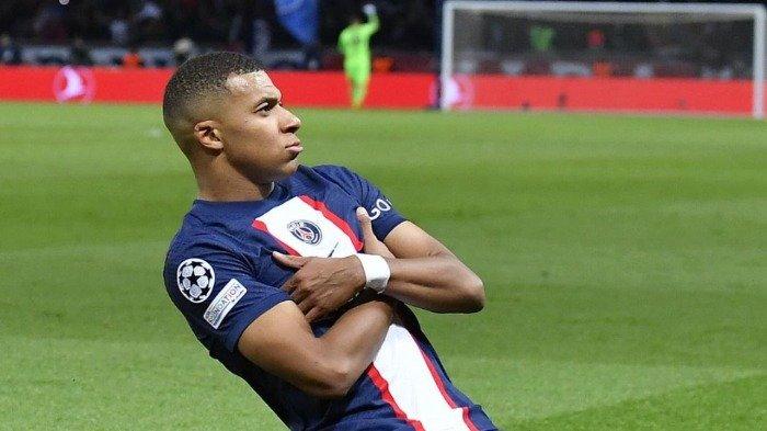 Foto striker PSG Kylian Mbappe, 12 Oktober 2022.