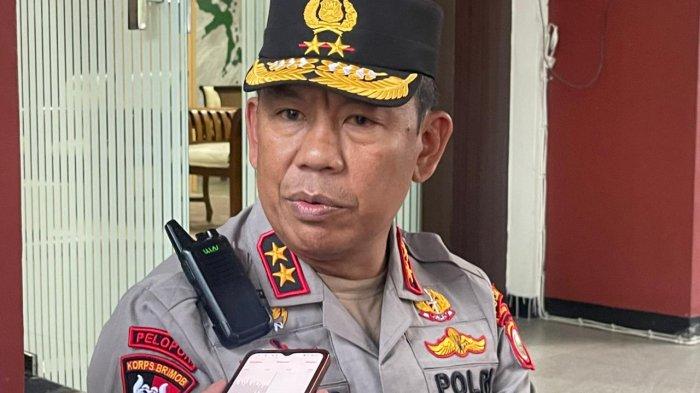 HUKUM: Kapolda Maluku Utara Irjen Pol Waris Agono saat bersedia dimintai keterangan oleh awak media, Selasa (24/6/2025)