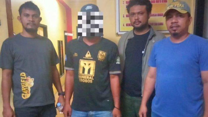 KASUS - Terduga pelaku penganiayaan diamankan ke Polsek Ternate Utara, Kamis (3/7/2025).