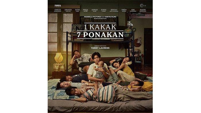 POSTER FILM - Poster film 1 Kakak 7 Ponakan (2025) yang diunduh dari Instagram @1kakak7ponakan Kamis (6/2/2025). Hari ini Kamis (6/2/2025) tayang perdana di Bioskop XXI Ternate, Maluku Utara.
