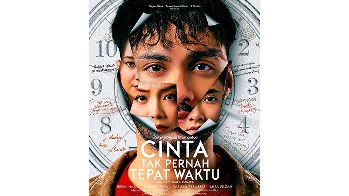 SINOPSIS FILM - Poster film Cinta Tak Pernah Tepat Waktu (2025) yang diunduh dari akun instagram @filmctptw, Kamis (13/2/2025).