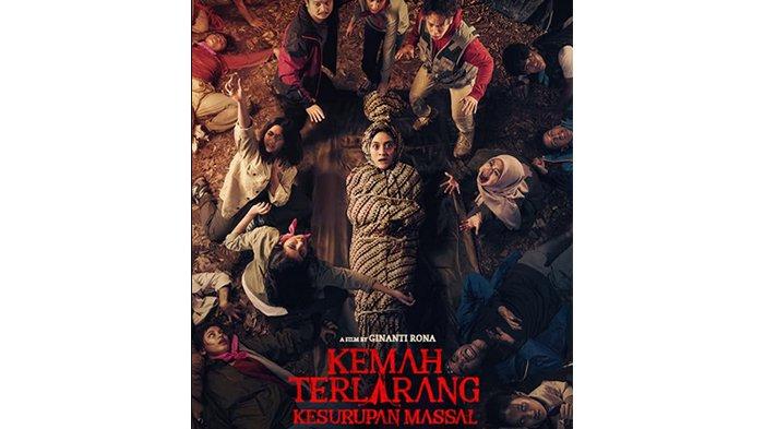 Poster film Kemah Terlarang Kesurupan Massal.
