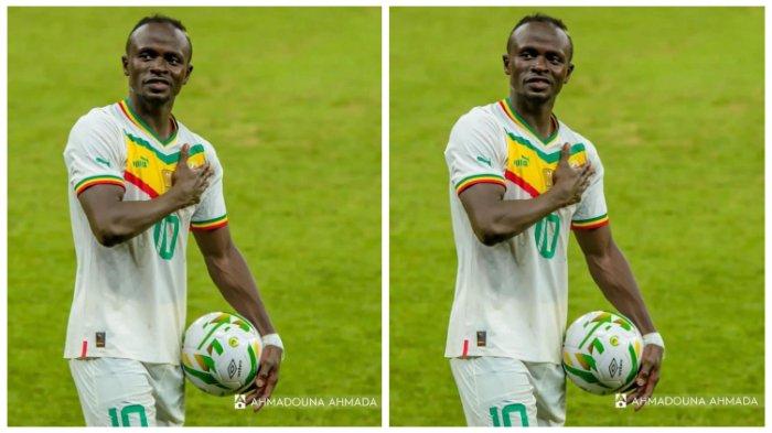 Pemain tim nasional Senegal, Sadio Mane.