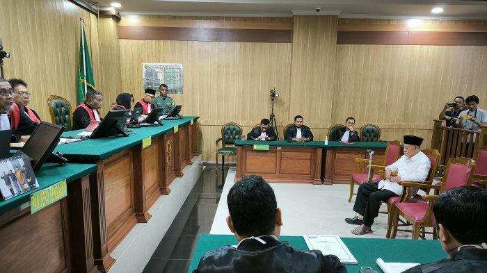 Mantan Gubernur Maluku Utara, Abdul Ghani Kasuba jalani sidang tuntutan hari ini, Kamis (22/8/2024) di Pengadilan Negeri (PN) Ternate.