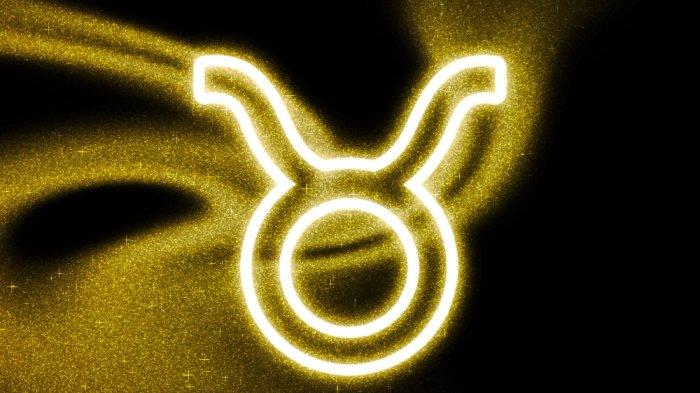 ILUSTRASI Simbol Zodiak Taurus