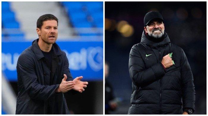 KOLASE FOTO Xabi Alonso dan Jurgen Klopp