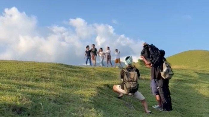 Syuting pre-teaser di Solata di Ollon beberapa waktu lalu.