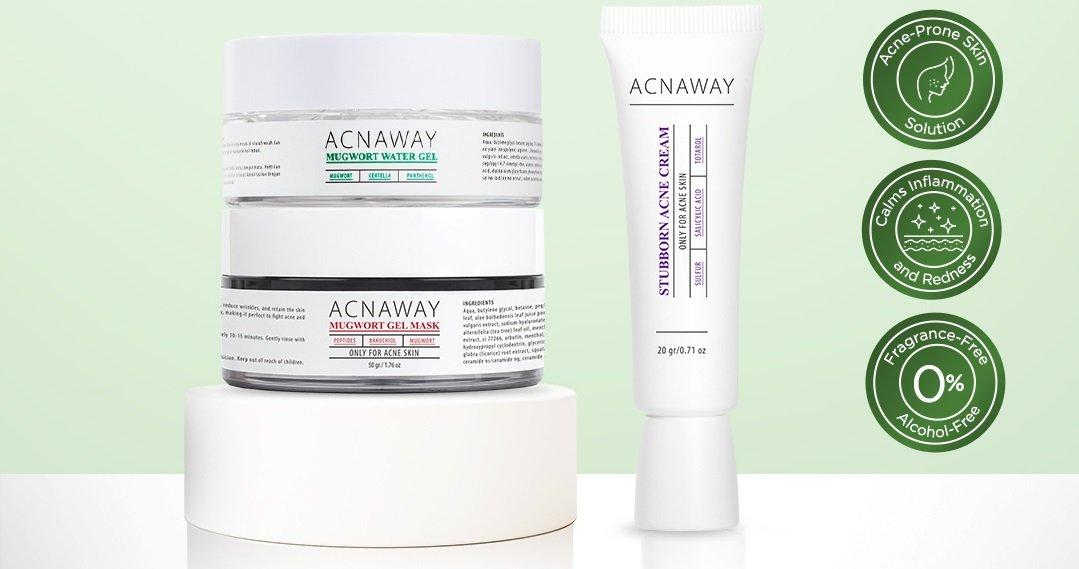 ACNAWAY, satu skincare travel kit terbaik buat dibawa traveling.