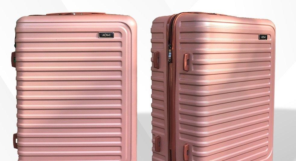 AOMI Koper Kabin & Bagasi Fiber Size 28 Inch Type 604, satu koper hardcase 28 inch terbaik buat traveling.