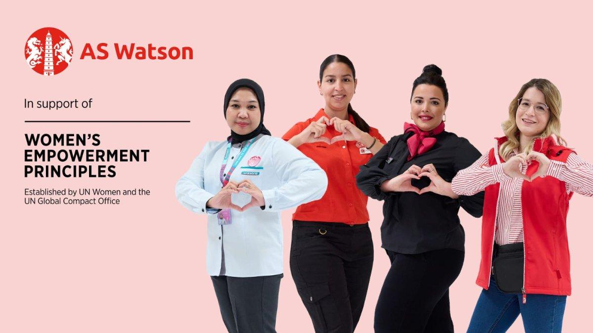 AS Watson dengan bangga mengumumkan penandatanganan Women's Empowerment Principles, gerakan global Perempuan PBB yang didedikasikan untuk memaj