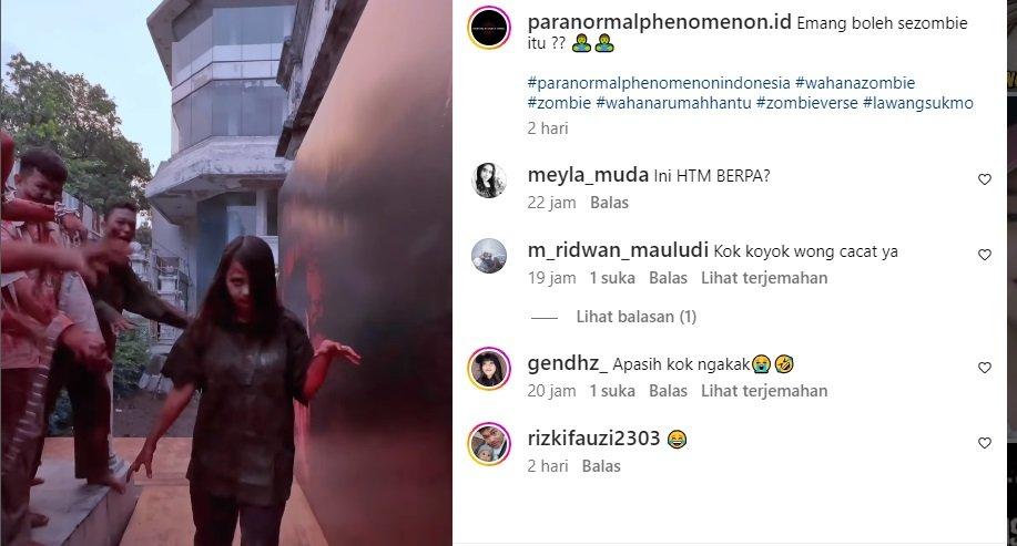 Ada dua kategori pengalaman uji nyali yang ada di bekas Hotel Cakra Solo.