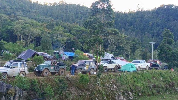 AGROWISATA BONTOLOJONG - Pengunjung menikmati keindahan Agrowisata Bontolojong di Desa Ujung Bulu, Kecamatan Rumbia, Kabupaten Jeneponto, Sulawesi Selatan (Sulsel), Senin (21/4/2025).