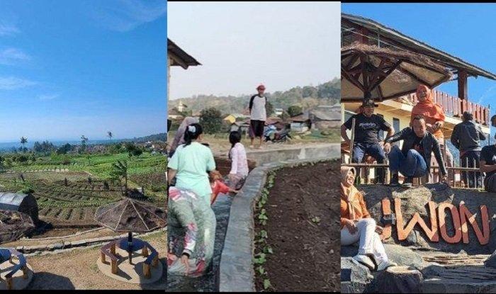 Wisata alam Agrowisata Pakuwon di kawasan Curug Cilengkrang Kuningan.