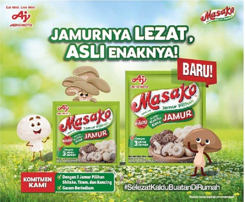 Ajinomoto meluncurkan produk baru, Masako Bumbu Kaldu Jamur.