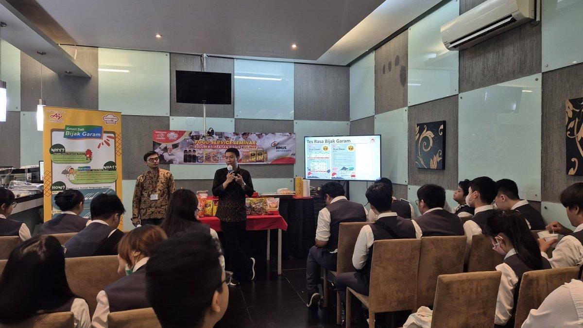 Ajinomoto menyelenggarakan Seminar Food Service bekerja sama dengan Program Studi Hotel Manajemen Binus University