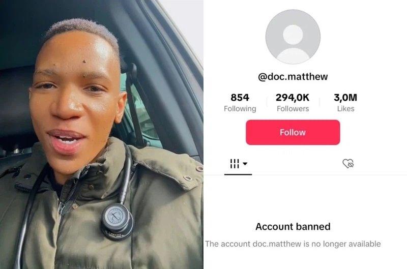 Akun TikTok Dr Matthew Lani telah diblokir.