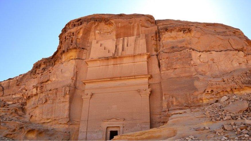 Lokasi makam kaum Nabatean di Mada'in Saleh, Al Ula, Arab Saudi.