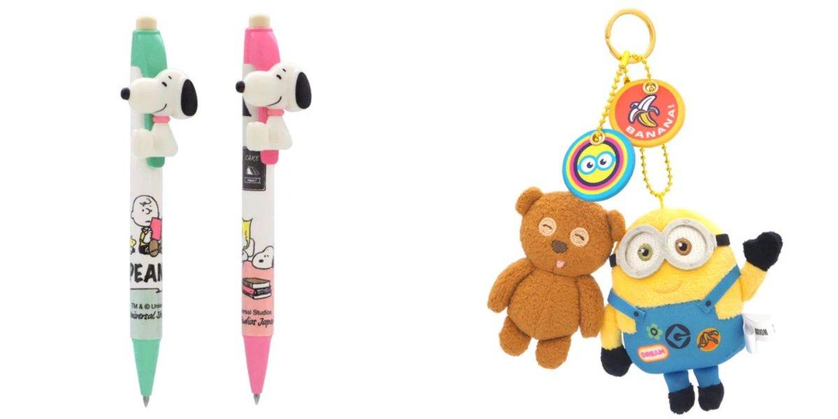 Alat tulis karakter dan asesoris, satu barang yang bisa kamu beli saat liburan ke Universal Studio Japan.