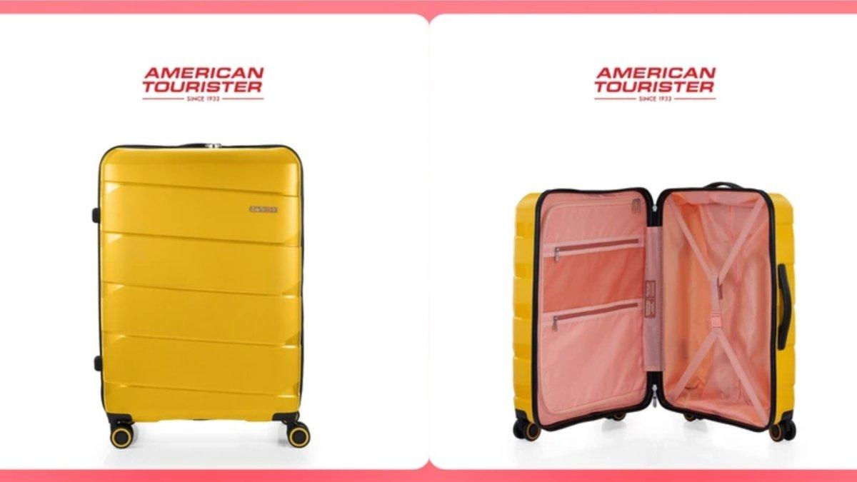 American Tourister Air Move Large 28 Inch, satu koper hardcase 28 inch terbaik yang cocok untuk kamu bawa traveling, Selasa (4/2/2025)