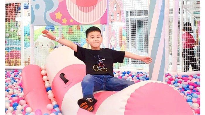 Anak-anak saat bermain di Playtopia Jogja.