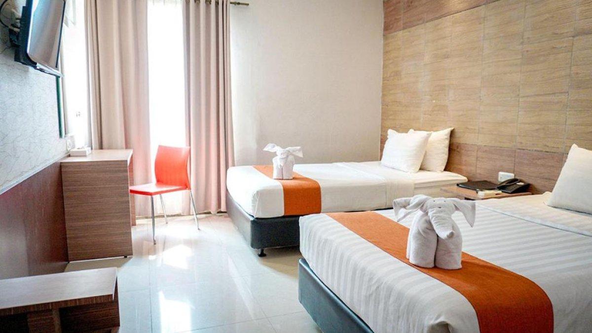 Ilustrasi tipe kamar yang ada di Andelir Convention Hotel
