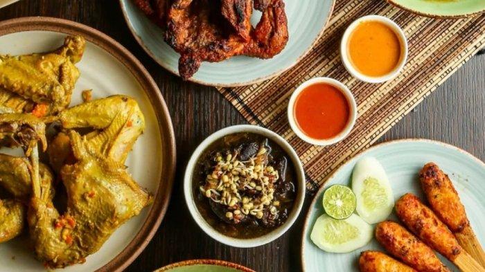 Aneka menu kuliner di Bale Lombok - Special Taliwang & Betutu Chicken Jakarta.