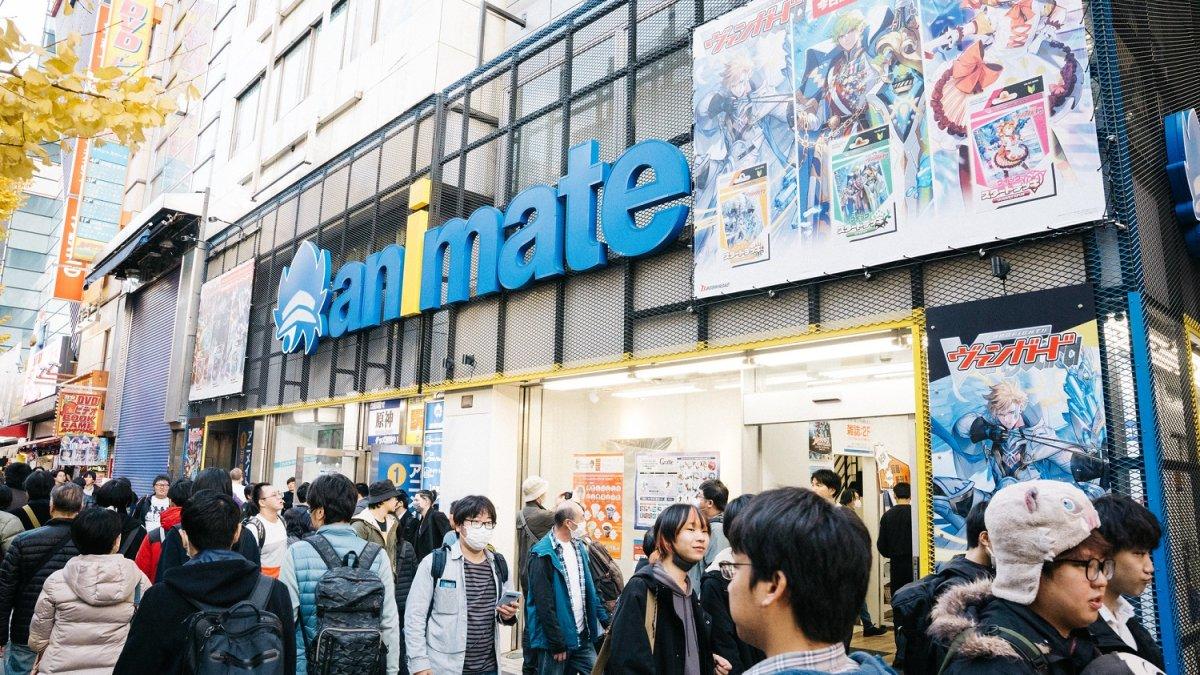 Animate, satu tempat wisata terbaik di Akihabara Tokyo Jepang.