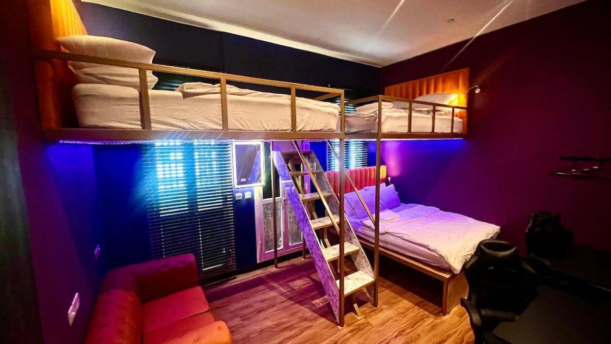 Ilustrasi tipe kamar yang ada di Arena eSports @ Orchard