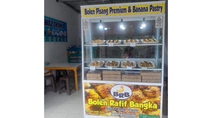 BOLEN RAFIF -- Aneka varian rasa dari sajian Bolen Rafif Bangka, satu oleh-oleh khas Tanjungpinang, Bangka Belitung.