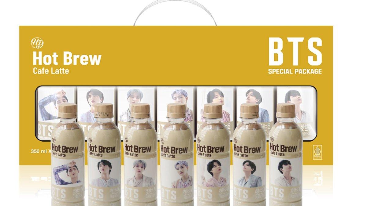 BTS Hot Brew Coffee menghadirkan 4 varian rasa.
