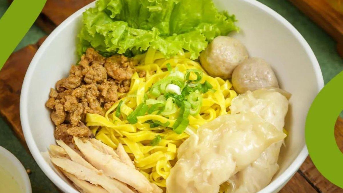Bakmi Rudy buat makan siang di Jakarta Selatan