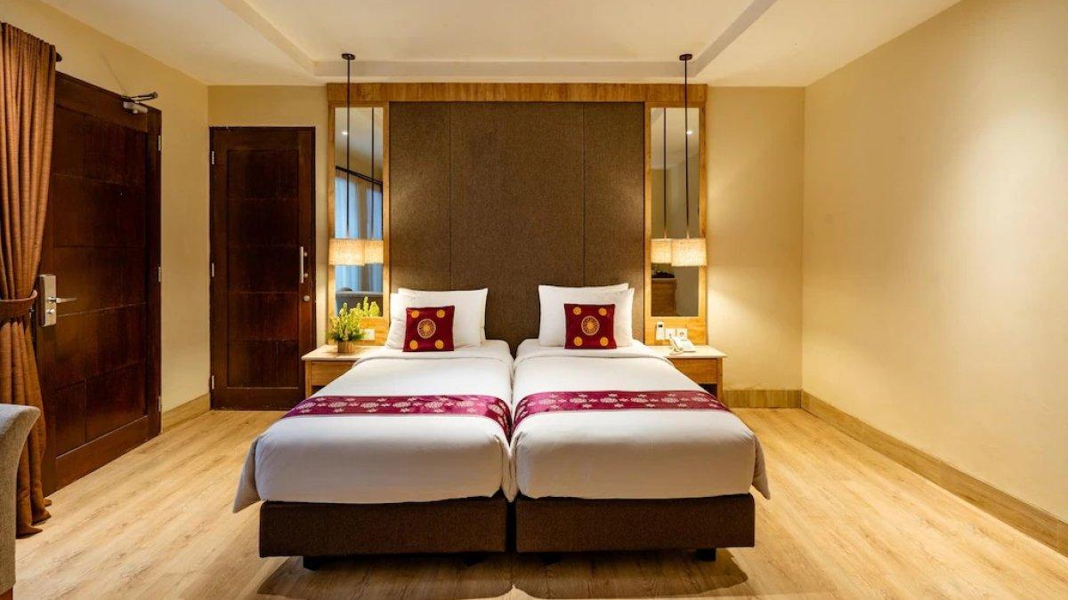 Bali Sunshine Nusa Dua by Nakula, satu hotel bintang 3 di Nusa Dua Bali yang memiliki rating 8 dengan tarif inap mulai Rp 200 ribuan.