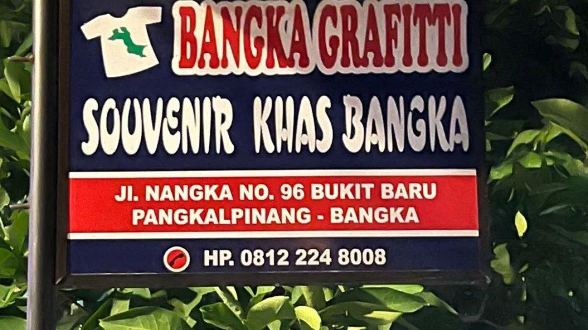 Bangka Grafitti di Jalan Nangka Nomor 96 Bukit Baru, Taman Bunga, Bukit Sari, Kecamatan Gerunggang, Kota Pangkalpinang, Kepulauan Bangka Belitung