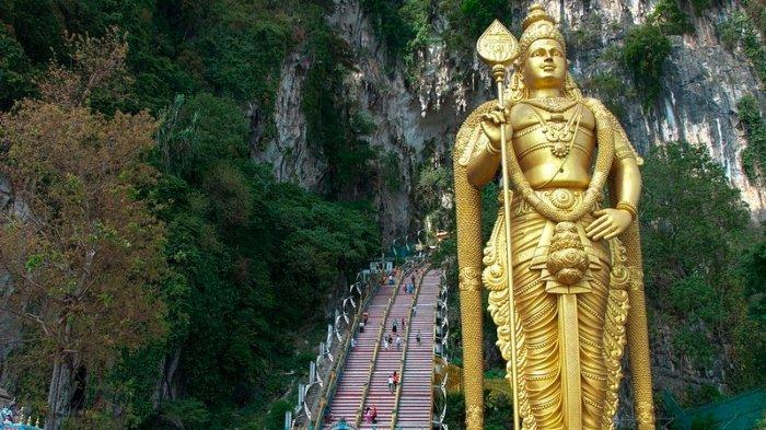 Batu Caves di Malaysia.