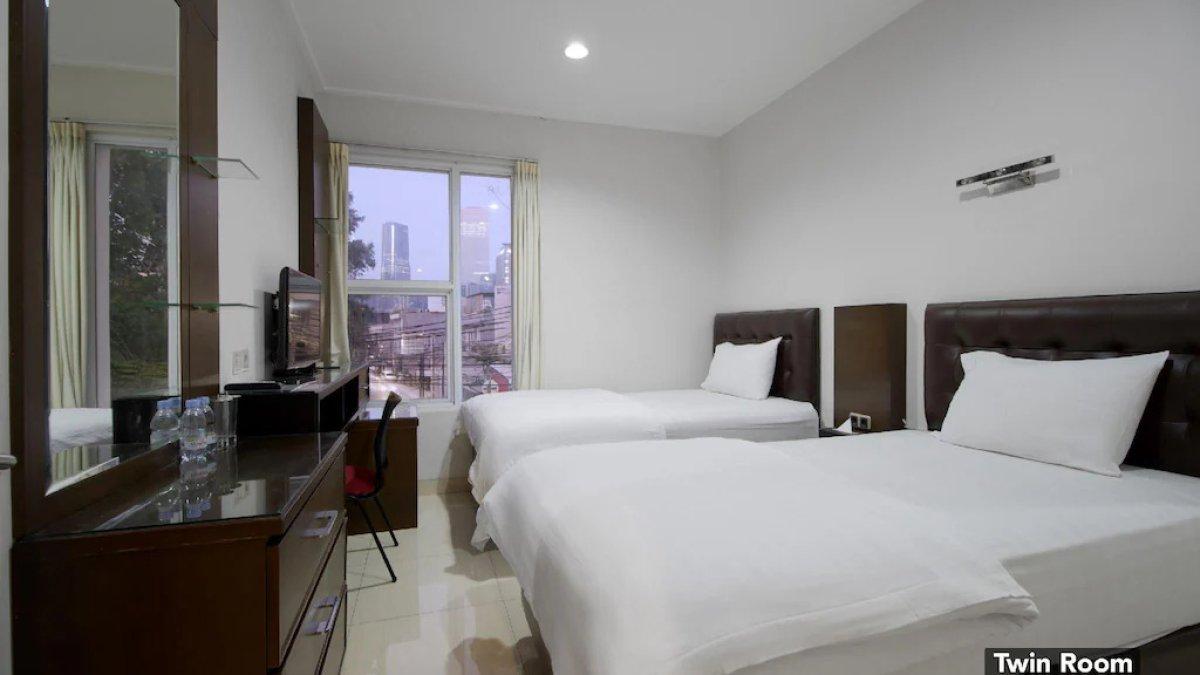 Ilustrasi tipe kamar yang ada di Bendungan Hilir Residence
