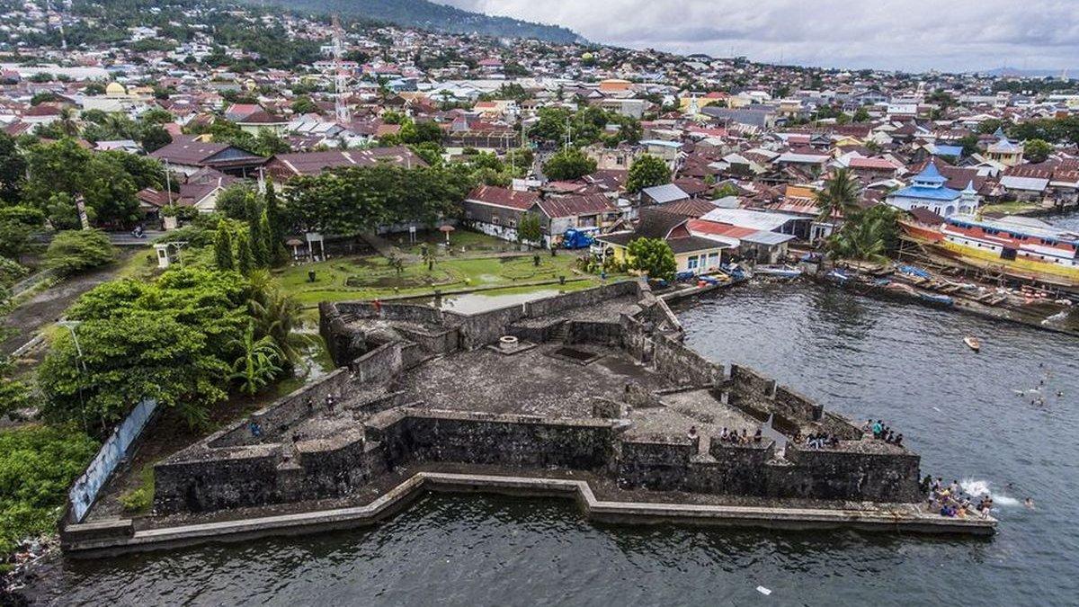 Benteng Kalamata di Ternate.