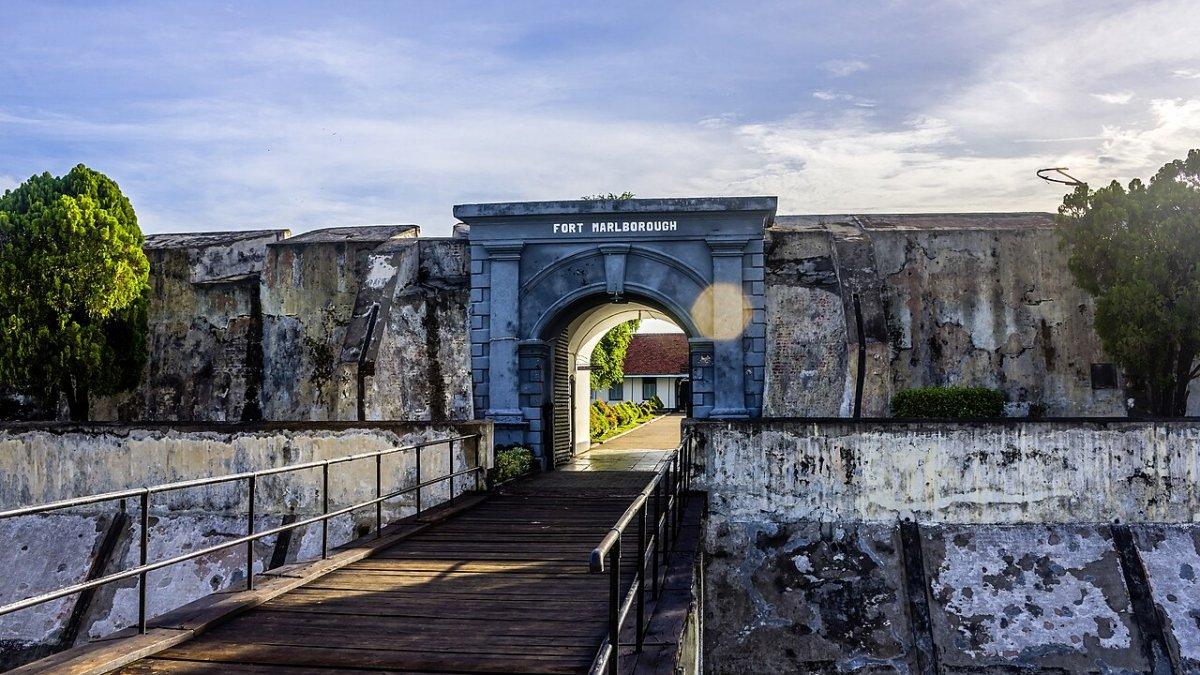 Benteng Marlborough, satu tempat wisata di Bengkulu.